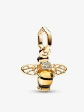 ✅NWT Pandora Sparkling Bee Dangle Charm Necklaces, Bracelets, Pendants
